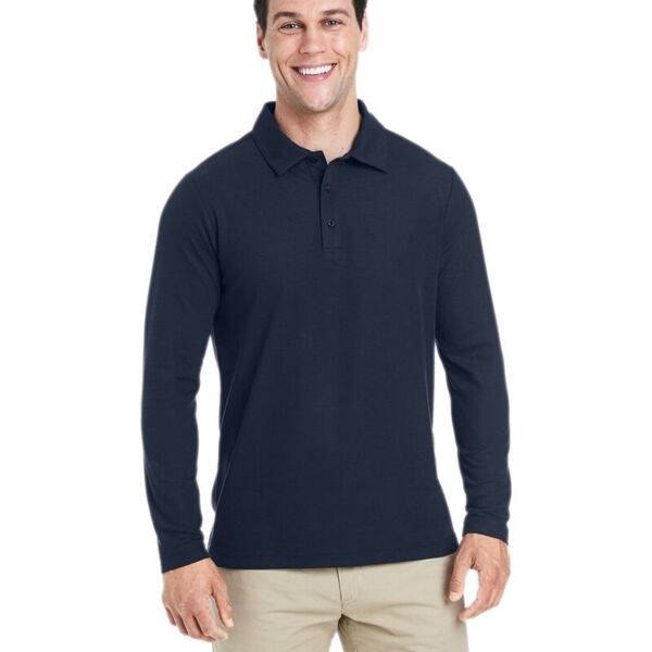 Fusion ChromaSoft™ Long Sleeve Pique Polo Thumbnail