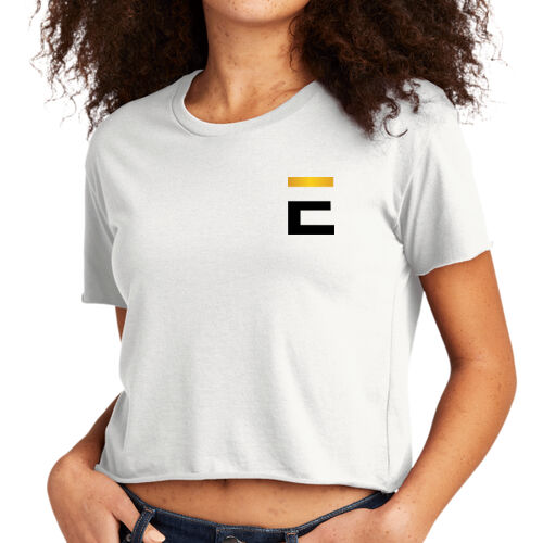 Essence Crop Top - White Thumbnail